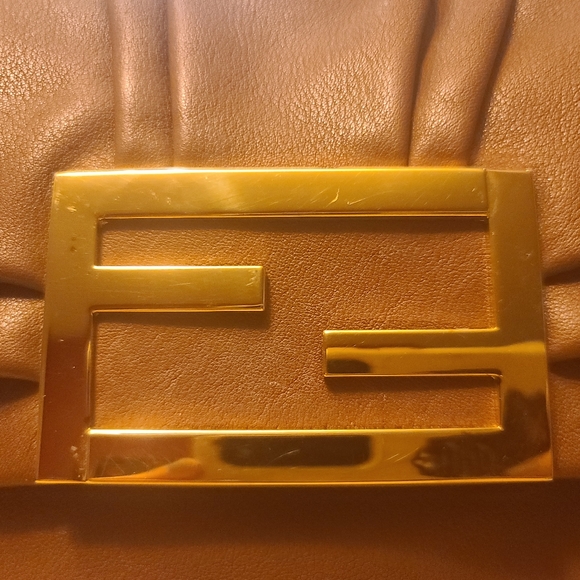 Authentic Fendi Mia Purse with Gold Chain Strap - Picture 2 of 13